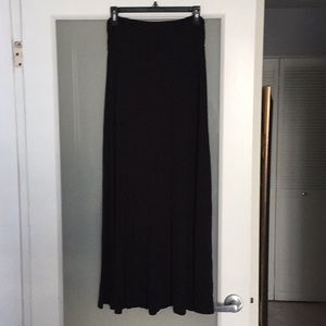 Bobeau Black Maxi Skirt